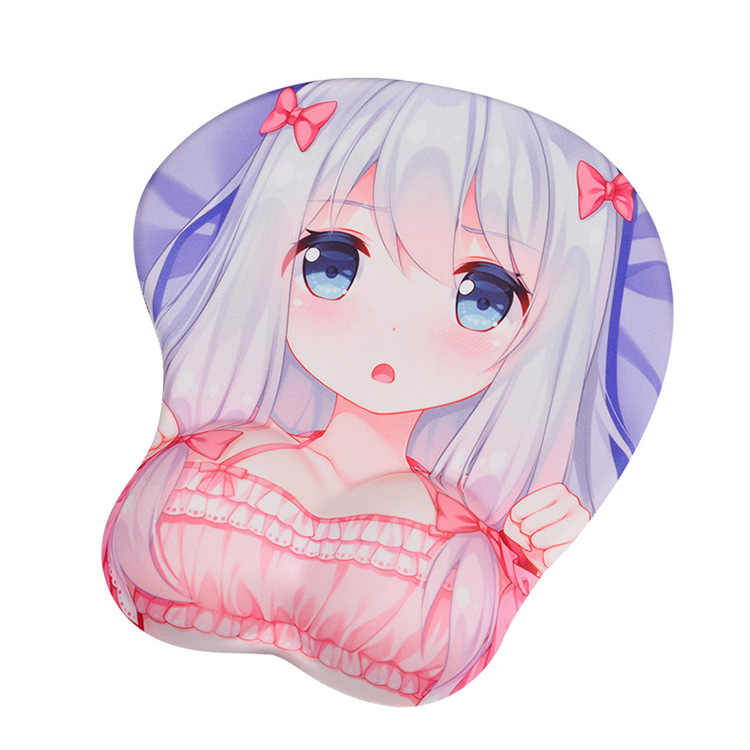 Custom Anime High Quality 3D Mouse Pad Sexy Butt Wrist Rest  