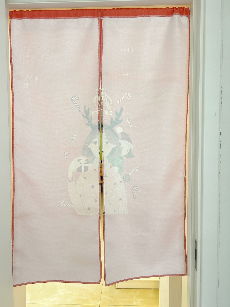 Custom Cartoon Anime Person Animal Portiere Curtain Door Curtain