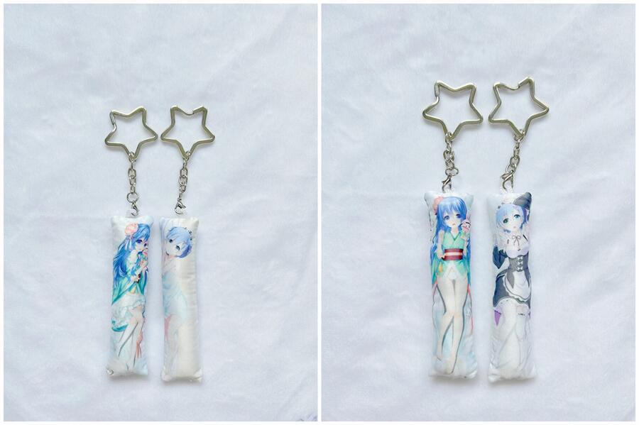 Customized Cheap Mini Dakimakura Key Charms