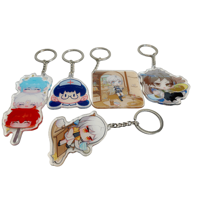 Custom Clean Anime Cute Cartoon Acrylic Keychain