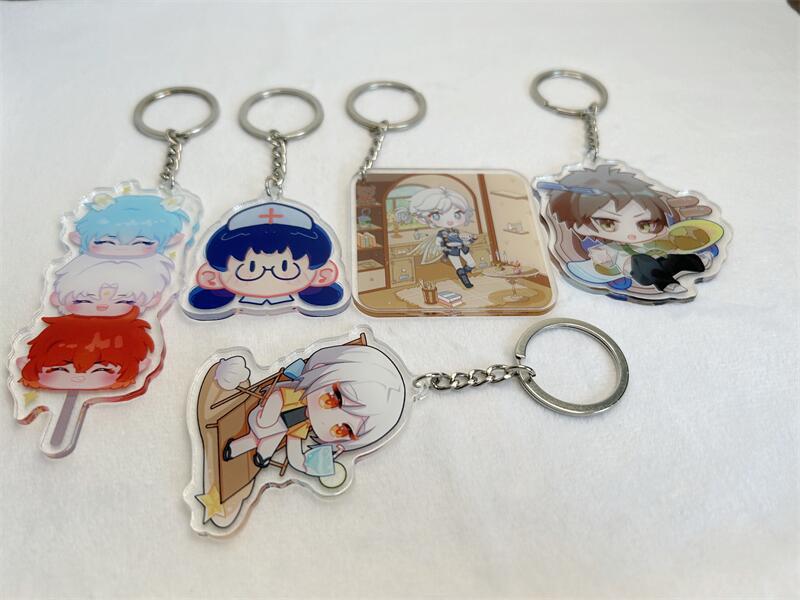 Custom Clean Anime Cute Cartoon Acrylic Keychain