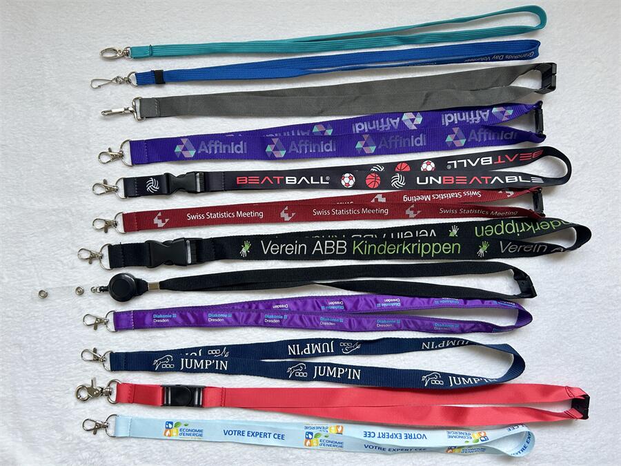 Custom High Quality Breakaway Custom Printing Logo Polyester Lanyards 